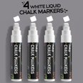 thumbnail image 2 of Chalkola Chalk Markers 10mm White 4-Pack Washable, 2 of 9