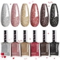 thumbnail image 1 of Set de esmaltes de uñas Beetles Glitter, 6 colores, secado rápido, 1 of 7