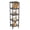 Brown, variant on Huisuilinss Bamboo Shelf,Bamboo Storage Shelf,5-Tier Corner Shelf,Narrow Shelving Unit,Tall Bookcase,Storage Rack Display Shelf For Entryway Bathroom Living Room Balcony Kitchen