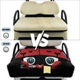 thumbnail image 5 of HUIACONG Cute Red Ladybug Golf Cart Seat Covers Breathable Portable Golf Cart Seat Covers Club Car 4 Pocket Anti-Slip Fit Most Cars EZGO Yamaha Club Car, 5 of 7