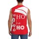 thumbnail image 4 of Balery Saying Ho Ho Ho Camisetas sin mangas para hombre, absorbe la humedad y protege contra el mal olor.-X-Large, 4 of 7