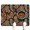 White-369, variant on Dog Food Mat with Retro Paisley Floral Ethnic Paisley Ornament Abstract Paisley Art Design, Durable Waterproof Absorbent Non-Slip