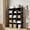 Black, variant on TROPOW 12 Cube Storage Organizer, Modular & Customizable Closet & Bookshelf Organizer with Anti-Tip Feet & Rubber Mallet, 12.6” Cubes, Stackable Plastic Shelves Unit