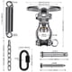 thumbnail image 5 of Kit para colgar hamacas SELEWARE, columpio de acero inoxidable, 5 of 7