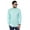 Mint Green, variant on Men's Slim Fit Dress Shirt Long Sleeve Spread Collar Fitted Convertible Cuff