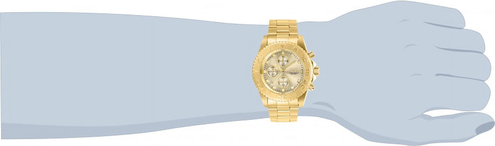 Invicta men's watch pro diver champagne dial quartz chronograph bracelet 1774 hotsell