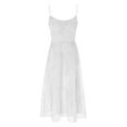thumbnail image 5 of Aayomet Long Dress for Women Casual Lounge Long Dress Elegant Sleeveless Crew Neck Bodycon Maxi Dresses,White M, 5 of 5