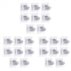 thumbnail image 1 of 24PCS Soporte de Barra de Cortina Autoadhesivo Sin Taladro Barras de Cortina Soportes Ajustables Sin Clavos de Almacenamiento Abrazadera, 1 of 5