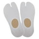 thumbnail image 5 of Calcetines blesiya Tabi Hombre Mujer Blanco Algodón Suave Transpirable Corta 1 Par 2 Ojales, 5 of 10