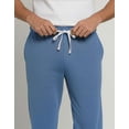 thumbnail image 3 of Real Essentials 3 Pack: Men's Tech Fleece Athletic Casual Open Bottom Sweatpants with Pockets (Available In Big & Tall), 3 of 4
