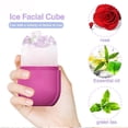 thumbnail image 2 of Cuidado de la piel Belleza Lifting Contorno Herramienta Bandejas de cubitos de hielo de silicona Globo de hielo Bolas de hielo Masajeador facial Rodillo facial Reduce el acné, 2 of 5