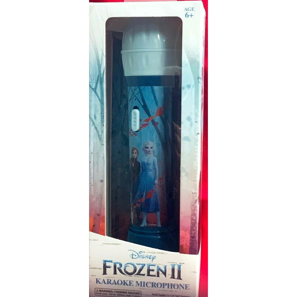 DISNEY FROZEN II KARAOKE MICROPHONE NEW AGES 6+