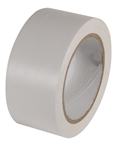 INCOM PST213 Floor Marking Aisle Tape, White, 2"W x 108'L Roll