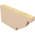 thumbnail image 5 of Ekena Millwork 2"W x 8"H x 16"L Alpine Woodgrain TimberThane Rafter Tail, Primed Tan, 5 of 6