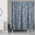 thumbnail image 2 of Creative Products Blue Floral 71x74 Shower Curtain, 2 of 2