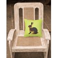 thumbnail image 2 of Carolines Treasures BB7789PW1818 Tan Rabbit Green Fabric Decorative Pillow, 18 x 18 in., 2 of 2