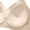 thumbnail image 5 of VISALY Bras for Women, High Support Adjustable Strap Full Coverage Up Bras Comfortable No Underwire S, Wireless Bra, Seamless Bras, Bras (Khaki, S), 5 of 5