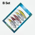 thumbnail image 1 of Yimiti 5Pcs Hard Fishing Lures Plastic Minnow Artificial Baits Set For Beginner Starter,B Set, 1 of 9