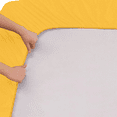 thumbnail image 4 of Premier Colorful Colorful Bright 4 pc Microfiber Sheet Sets - 8 Colors - Bright Yellow - Full, 4 of 6