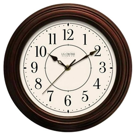 La Crosse Technology Ltd 404-2630W Horloge Murale en Faux Bois de 12 Po