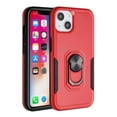 thumbnail image 4 of For Samsung Galaxy S22 Ultra Hybrid Tough Strong Dual Layer Hard PC TPU with Flat Magnetic Ring Stand Heavy-Duty Design Cover ,Xpm Phone Case [ Red ], 4 of 7