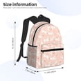 thumbnail image 4 of Picia Cute Poodle Dog Large Capacity Backpack Classic Style Backpack Casual Backpack Water-Resistant School Work Travel Outdoor Backpack, 4 of 8