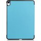 thumbnail image 3 of Funda Protectora Rígida de Cuero PU con Soporte Magnético para iPad Air 11" M2 (2024) - Azul Cielo, 3 of 7