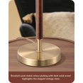 thumbnail image 4 of Lámpara de mesa EDISHINE Mid Century Pull Chain Switch Wood, 4 of 7