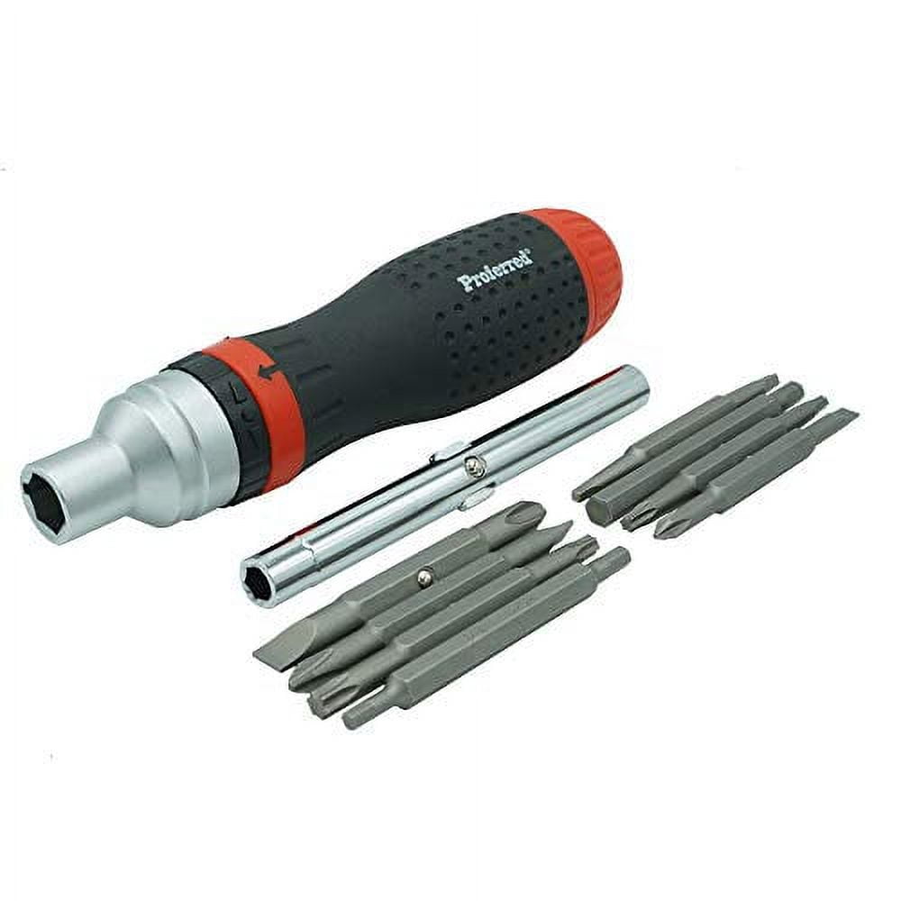 Interchangeable Bit 19 in 1 Ratchet Screwdriver Tool Set