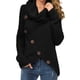 thumbnail image 1 of Jersey GRECERELLE para mujer, cuello alto, grueso, negro, 1 of 8