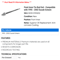 thumbnail image 2 of Front Inner Tie Rod End - Compatible with 1995 - 2002 Suzuki Esteem 1996 1997 1998 1999 2000 2001, 2 of 2