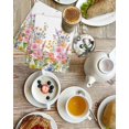 thumbnail image 4 of Pink Flowers Kitchen Dish Towels for Drying Dishes Set of 4, Spring Floral Daisy Farmhouse Pastoral Botanical Waffle Weave Microfiber Hand Tea Bathroom Towels Quick Dry & Absorbent Towel 15.7x23.6, 4 of 7