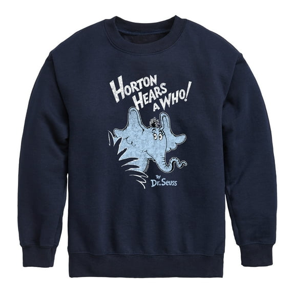 Horton Hears a Who - Distressed - Toddler & Youth Crewneck Fleece Sweatshirt