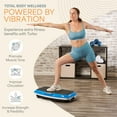 thumbnail image 4 of Lifepro Turbo 3D Vibration Plate Exercise Machine with Dual Motors – Whole Body Vibration Plate Machine for Weight Loss, Recovery, Lymphatic Drainage & Home Fitness - Blue, 4 of 8