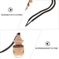 thumbnail image 5 of PBPBOX Khaki Hanging Perfume Bottle Pendant Synthetic Material Air Freshener Ornament for Decoration Use 5Pcs, 5 of 7