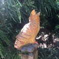 thumbnail image 2 of Homestyles 14"H Large Realistic Owl Perched on Rock Home & Garden Animal Nature Bird Statue, 2 of 5