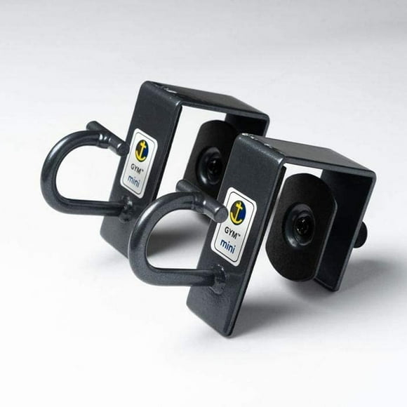Anchor Gym Mini Door Mount for Resistant Band Full Body Workouts, (2 Pack)