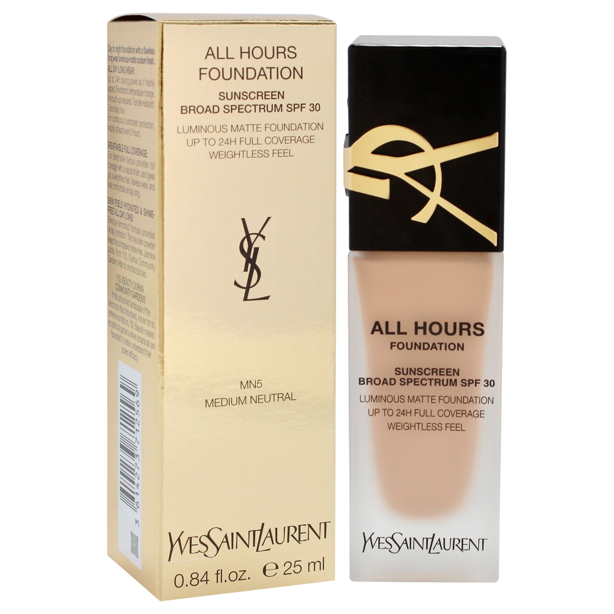Yves Saint Laurent All hours Foundation SPF 30 - MN5 Medium