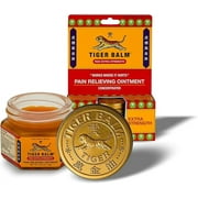 Tiger Balm Pain Relieving Ointment, Extra Strength, 0.63 Ounce, Cinnamon Yellow (Pack of 1)
