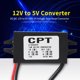 thumbnail image 3 of DC-DC 12V a 5V 3A Micro convertidor de voltaje USB Regulador descender Convertidores de potencia a prueba de agua para el teléfono inteligente Ecomeon  no, 3 of 6