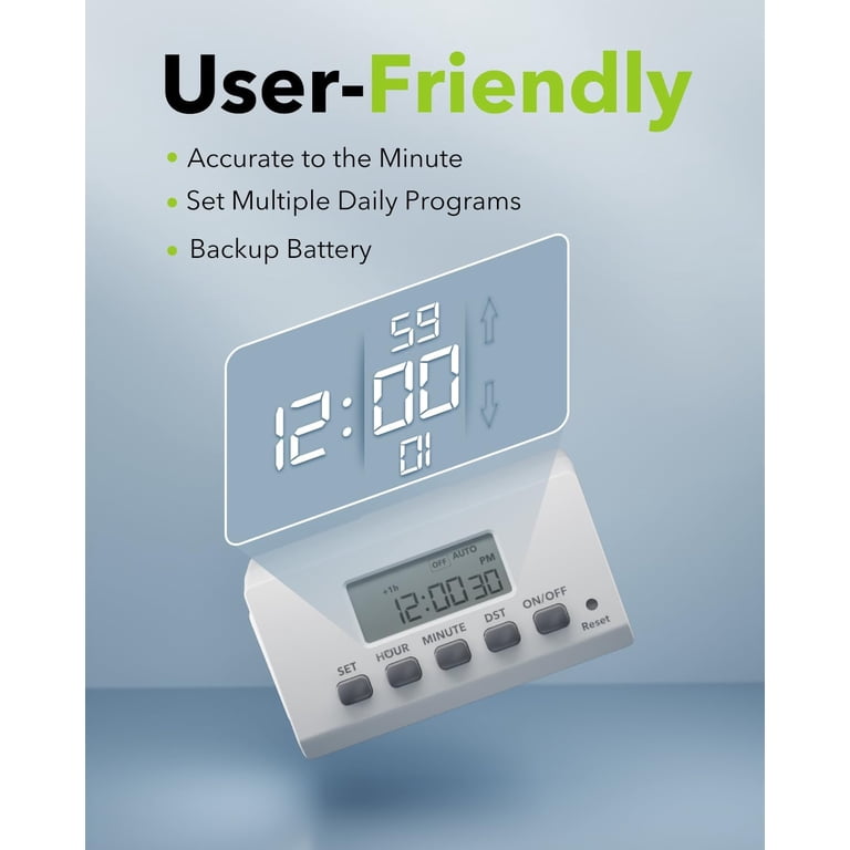 Programmable Lamp Timer Defiant Indoor 24 Hour Programmable Digital