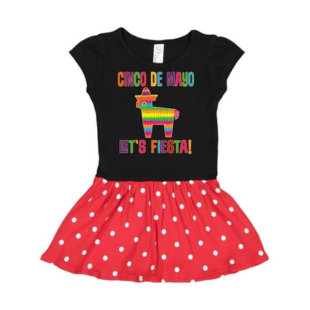 

Inktastic Cinco De Mayo Pinata Lets Fiesta Gift Toddler Girl Dress