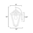 thumbnail image 5 of 30564CLBK Maxim Lighting Prism - 1 Light Outdoor Wall Mount-16 Inches Tall and 9 Inches Wide, 5 of 5