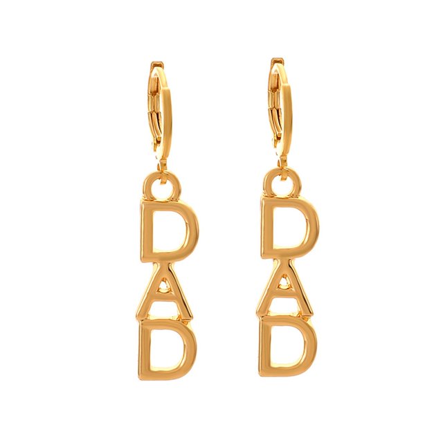 Pendientes colgantes para el día de la madre, pendientes colgantes para mujer, joyería creativa elegante, dijes para citas en clubes, Festival del Día Papá