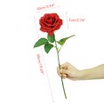 thumbnail image 2 of 9 rosas artificiales de seda de imitación para decoración del hogar y el hotel., 2 of 8