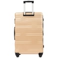 thumbnail image 4 of 24" Luggage with TSA Lock, Hardside Expandable Luggage with Spinner Wheels, ABS Travel Suitcase Carry on Luggage for Adults, Rose Gold, 4 of 8