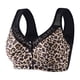 thumbnail image 1 of Brasieres de Mujer Sujetador con Aros y Estampado Animal, Cierre Frontal, Tirantes Ajustables, Cobertura Total, Comodidad, Soporte sin Aros, Talla Grande Grande, 1 of 7