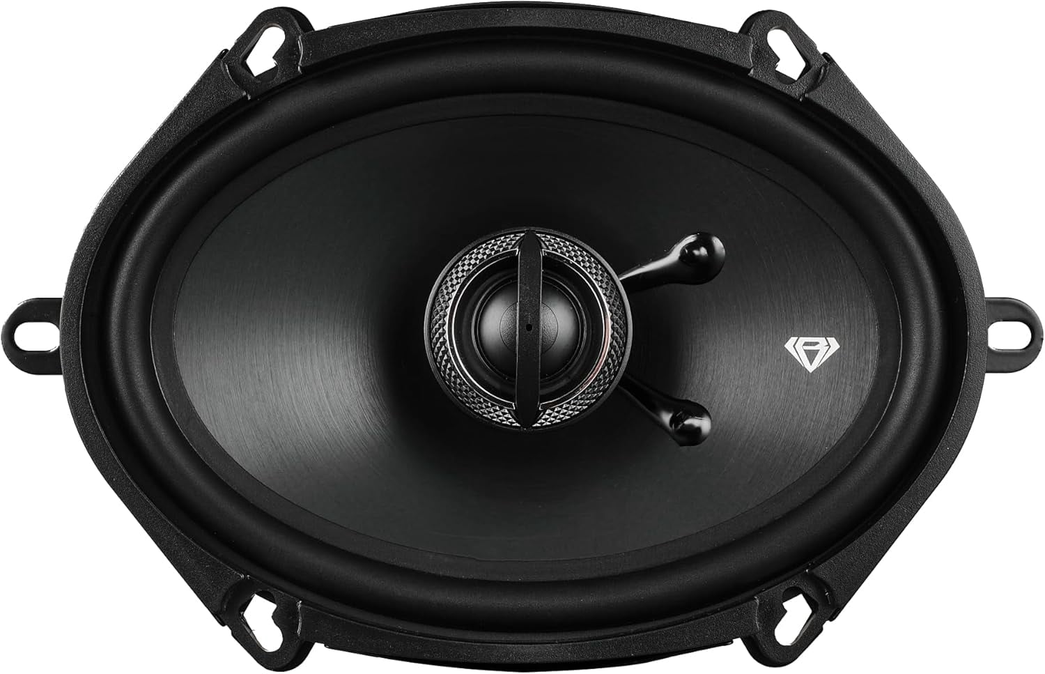 BLACK DIAMOND DIA-57.2 5x7" 2-Way Coaxial Car Speakers - 150W Max, 4-Ohm Car Audio Door Stereo Speakers (Pair)