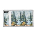 thumbnail image 2 of JIALIOU Nylon Trifold Card Wallet with ID Window Zipper Pocket for Men Women Teen Camping in Forest, 2 of 7