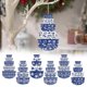 thumbnail image 2 of 12 piezas de adornos para cuencos de mezcla azules y blancos Adornos navideños acrílicos de estilo chino Adornos navideños colgantes de estilo chino 6 estilos, 2 of 8